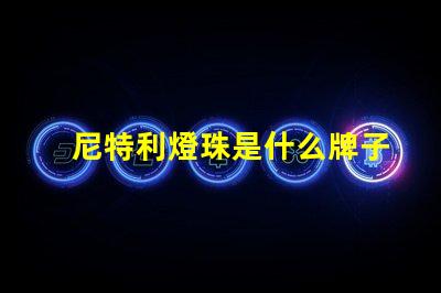 尼特利燈珠是什么牌子 松下LED燈珠是什么牌子